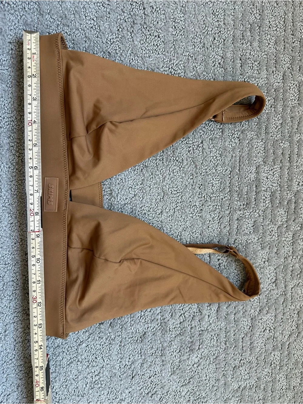 SKIMS Swim Triangle Bikini Top Almond XL NWT